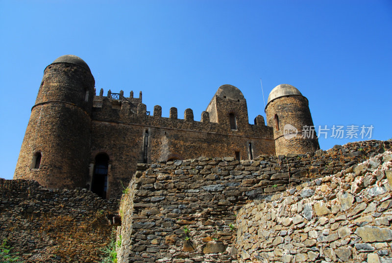 Gondar，埃塞俄比亚，Fasil Ghebbi, Iyasu城堡，联合国教科文组织世界遗产